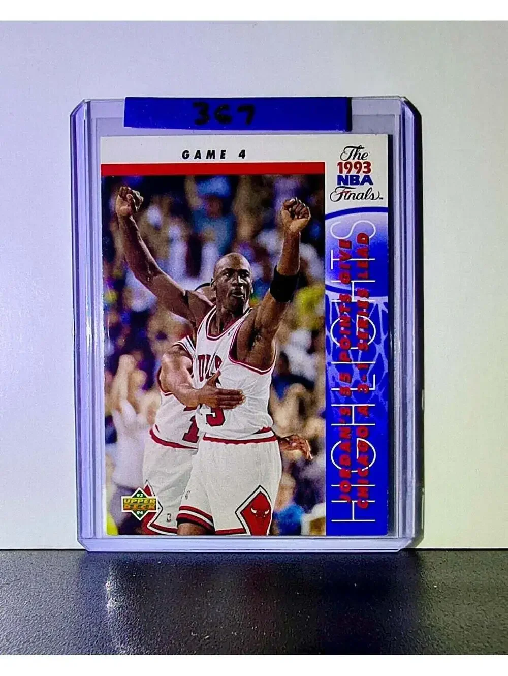 Michael Jordan 1993-94 Upper Deck NBA Finals #201 Basketball Card Chicago Bulls